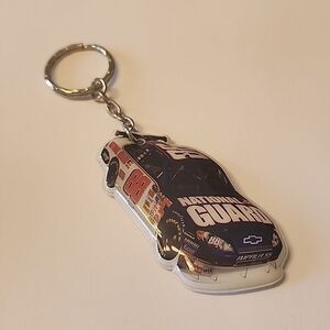 88 Nascar Racecar Car Puff Keychain National Guard Sponserd Chevrolet Impala 55
